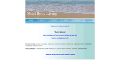 Desktop Screenshot of mindbodyliving.com